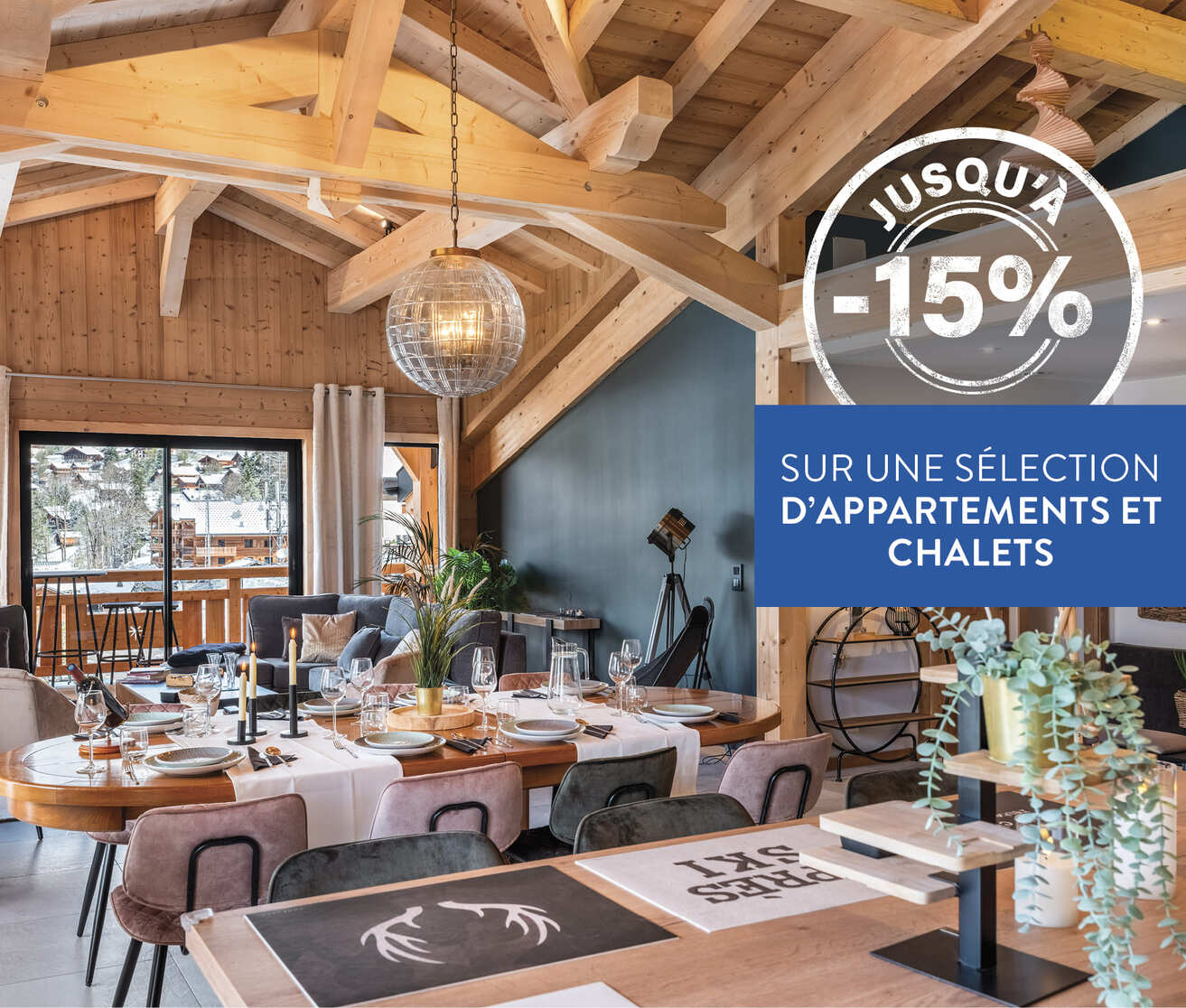 Promotion sur les hébergement encore disponibles, vacances de février Châtel