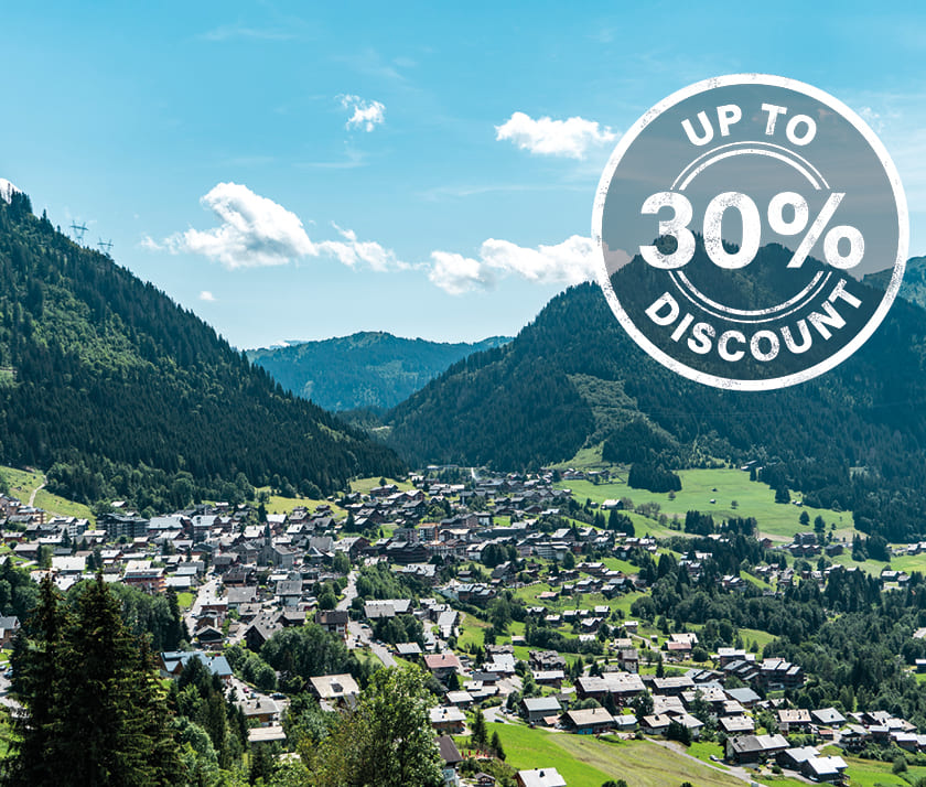 Discount for mountain holiday in Chatel this Summer